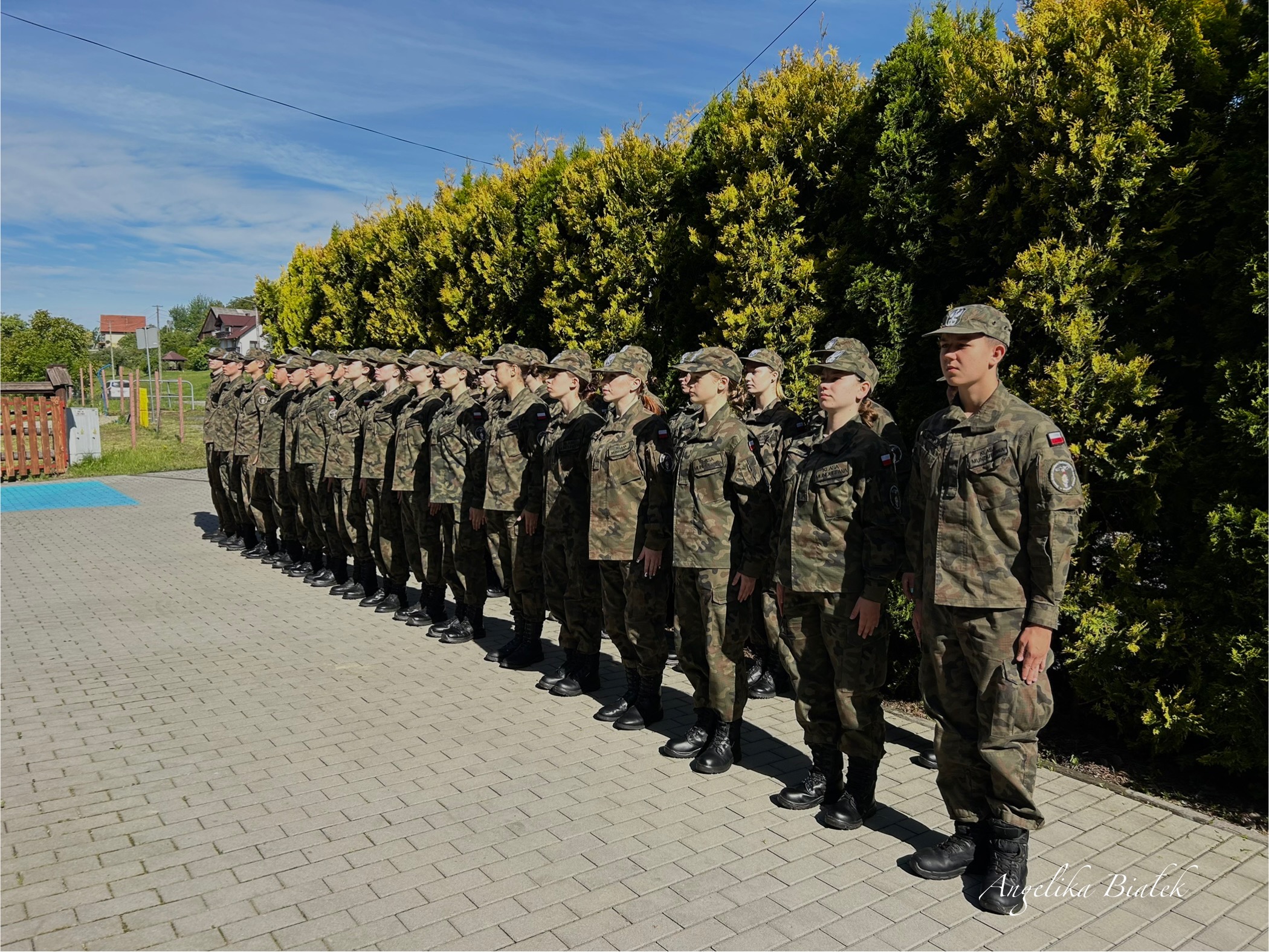 Uczniowie podczas zajęć