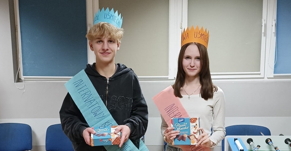 Uśmiechnięta Królewska Para