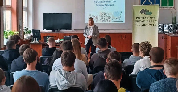 Spotkanie z przedstawicielem Powiatowego Urzędu Pracy w Tarnowie