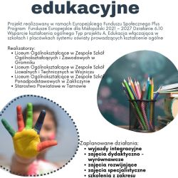 plakat rowne szanse edukacyjne