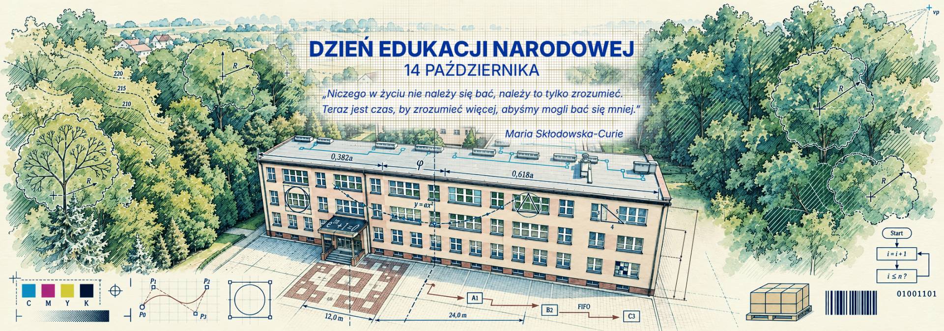 Baner Dzień edukacji Narodowej Dzień Edukacji narodowej