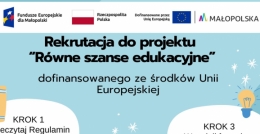 Równe szanse edukacyjne-rekrutacja